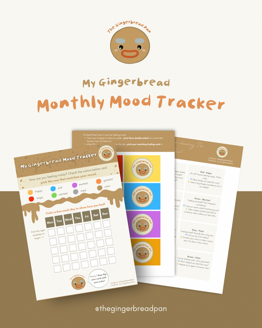 My Gingerbread Monthly Mood Tracker