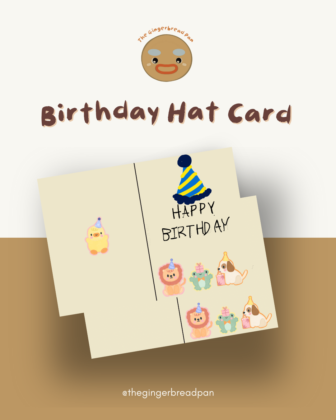 “Create Your Party Hat” Birthday Card